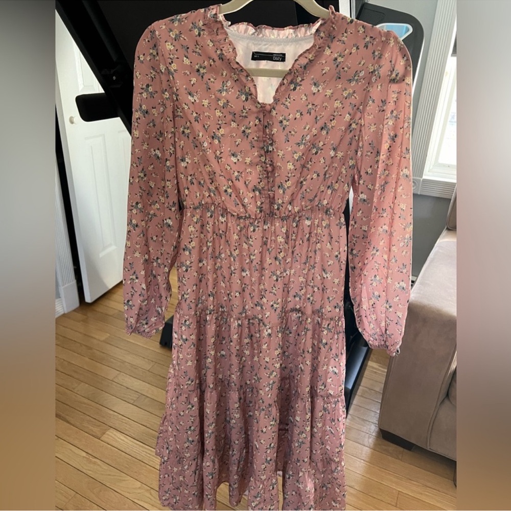 Dazy Floral Pink dress